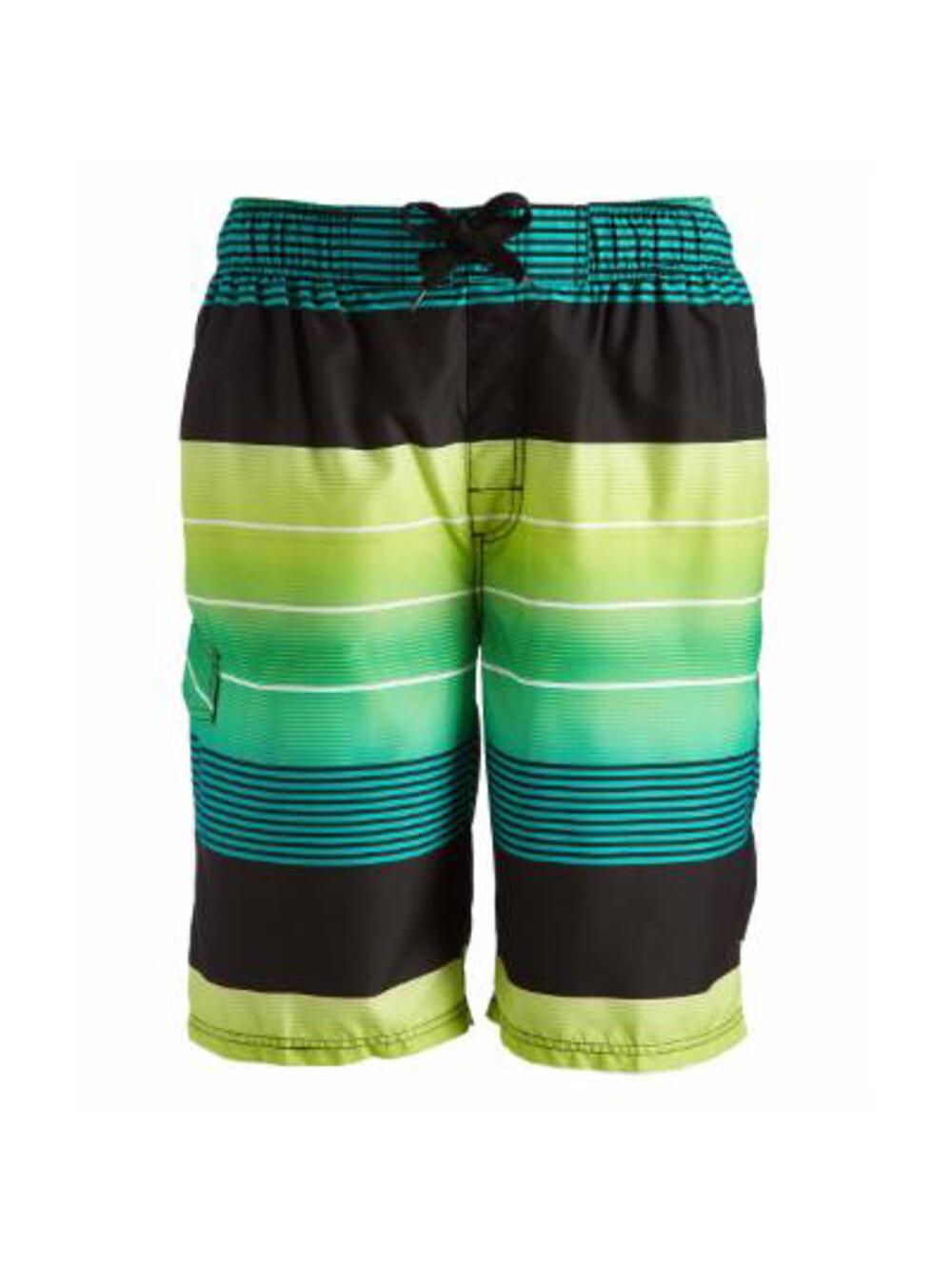 KANU SURF MEN’S FLEX SWIM TRUNKS ECHELON BLACK/GREEN SIZE SMALL